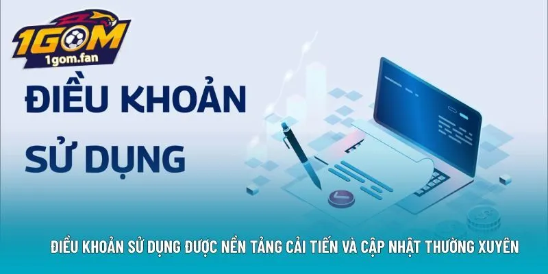 Điều khoản sử dụng được nền tảng cải tiến và cập nhật thường xuyên
