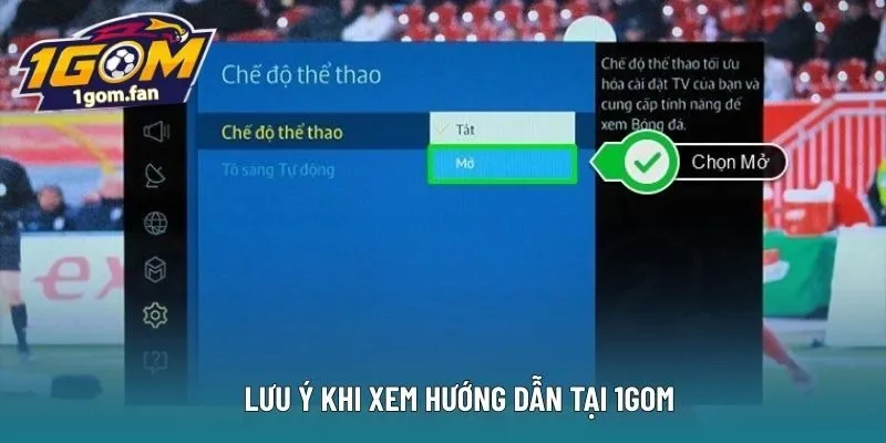 Lưu ý khi xem hướng dẫn tại 1Gom