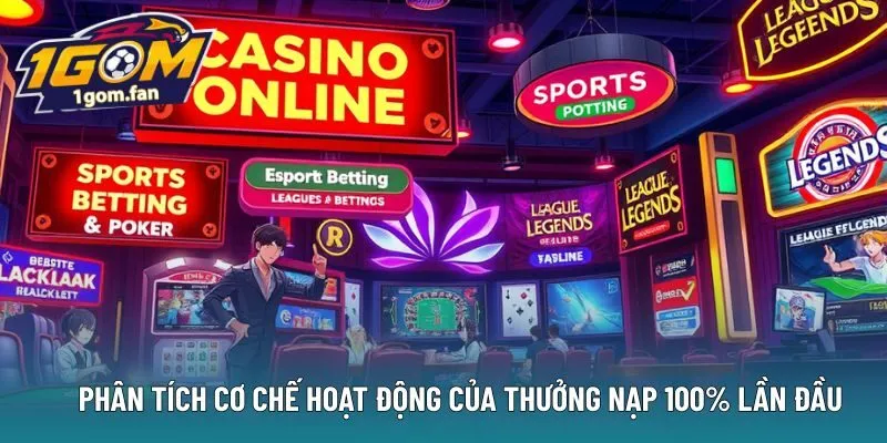 Phân tích cơ chế hoạt động của thưởng nạp 100% lần đầu